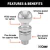 CURT 40038 Chrome Trailer Hitch Ball, 12,000 lbs, 2-Inch Diameter, 1 x 2-1/4-Inch Shank view 3