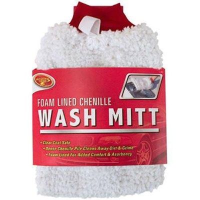 Detailer's Choice 2-302 Foam Lined Chenille Wash Mitt