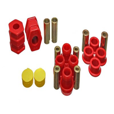 Energy Suspension 16.3115R Front Control Arm Bushing Set for Civic Si