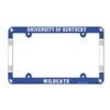 NCAA Kentucky Wildcats Plastic License Plate Frame view 1