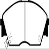 EBC Brakes Redstuff 3000 Series Sport Brake Pad Set DP3706C to Fit HONDA view 1