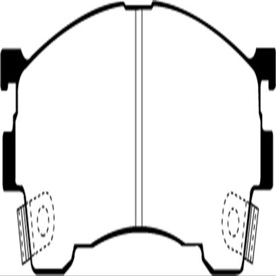EBC Brakes Redstuff 3000 Series Sport Brake Pad Set DP3971C to Fit MAZDA,FORD