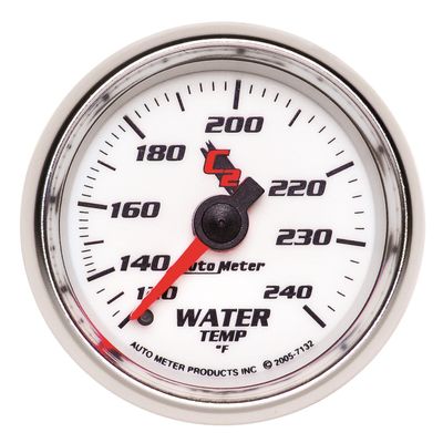 Auto Meter 7132 C2 Mechanical Water Temperature Gauge