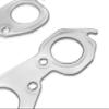 Flowtech 99153FLT Header Gaskets - Aluminum-Layered - Round Ports view 4
