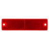 Grote 40132-5 Red Mini Stick-On / Screw-Mount Rectangular Reflectors (Pair Pack) view 1