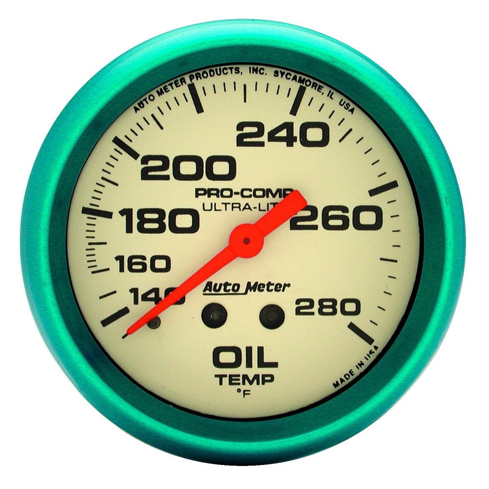 Auto Meter 4541 Ultra-Nite Oil Temperature Gauge