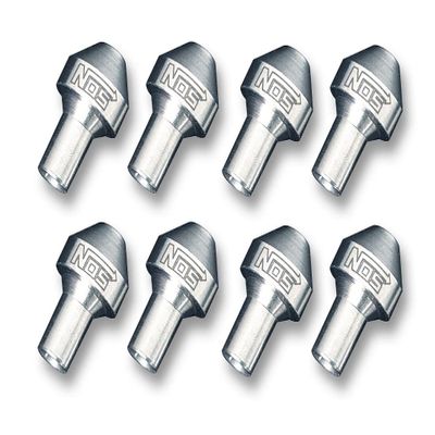 NOS 13760208NOS Stainless Steel Nitrous Oxide Flare Jets - Set of 8
