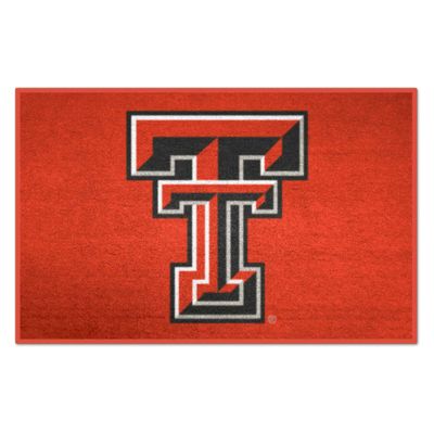 FANMATS NCAA Texas Tech University Red Raiders Nylon Face Starter Rug ,19"x30"