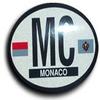 Flagline.com Monaco - Oval decal view 1