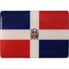 Flagline Dominican Republic - 3D Decal (Rect) view 1