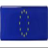 European Union Flag 3D Domed Decal Sticker (Long), 1 inch x 4.25 inch - Made in the USA view 1