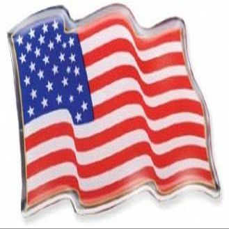 Flagline USA - 3D Decal (Wavy)