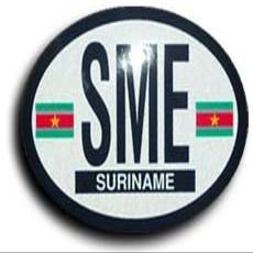 Flagline Suriname - Oval Decal