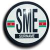 Flagline Suriname - Oval Decal view 1