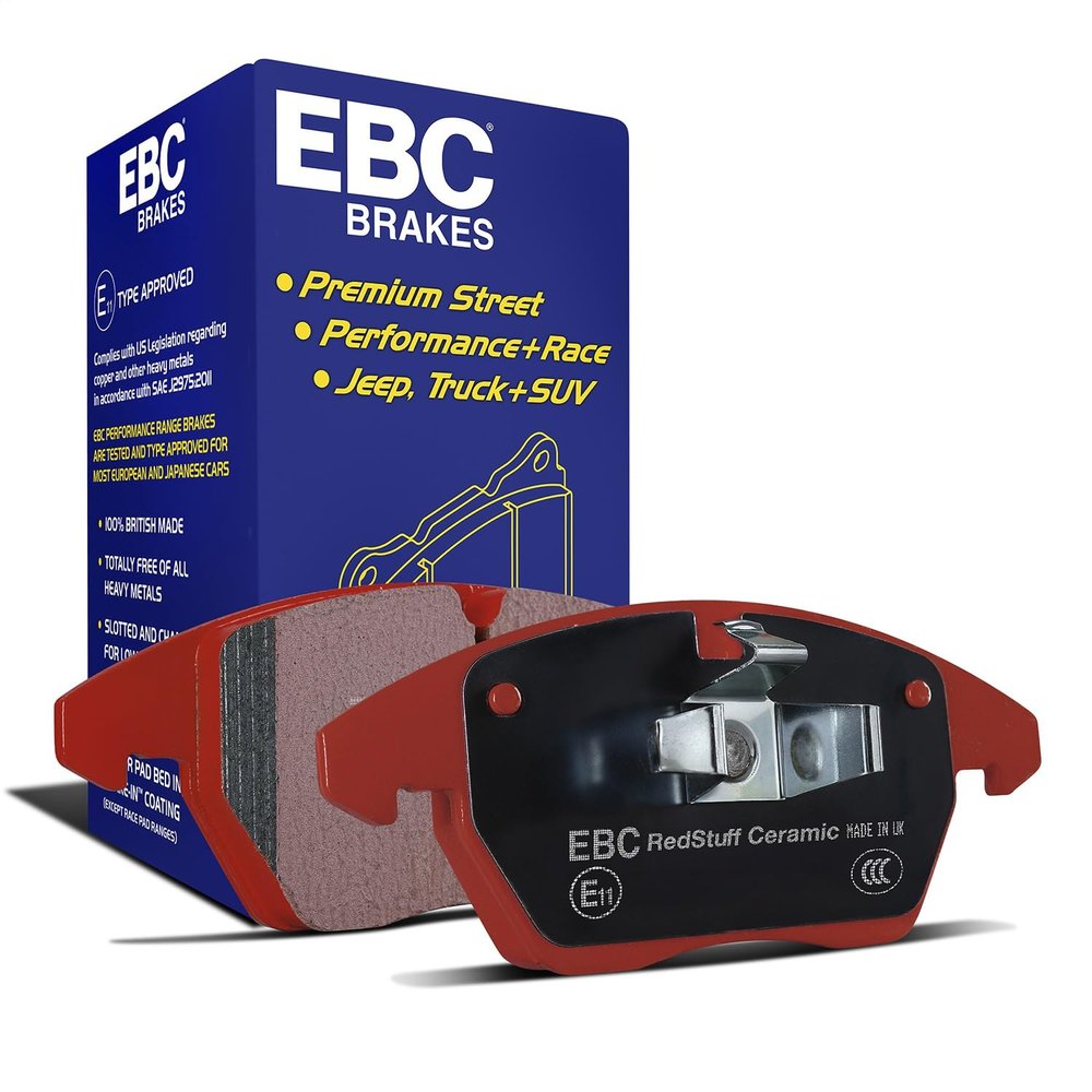 EBC Brakes Redstuff 3000 Series Sport Brake Pad Set DP3841/2C to Fit VOLKSWAGEN