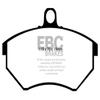EBC Brakes Redstuff 3000 Series Sport Brake Pad Set DP3841/2C to Fit VOLKSWAGEN view 2
