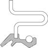 National 4583 Oil Seal view 2