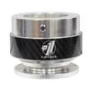 NRG Innovations Gen 1.5 6-Holes Racing Steering Wheel Quick Release Adapter With Mounting Bolts, Carbon Fiber Ring, NRG-SRK-100CF view 3