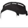 Dashmat Original Dashboard Cover Mazda 626 (Premium Carpet, Black) view 1
