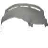 Dashmat Original Dashboard Cover Chevrolet Bel Air (Premium Carpet, Smoke) view 1