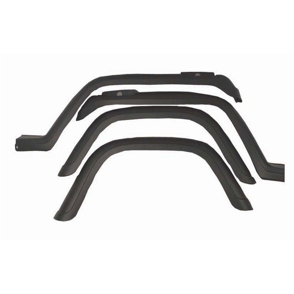 Omix-Ada | 11602.02 | Fender Flare Kit, 4 Piece, Factory Style | OE Reference: 5AHK | Fits 1987-1995 Jeep Wrangler YJ