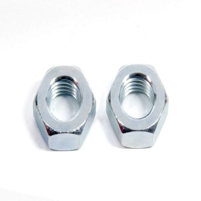 Aeroquip Bulkhead Fitting Nut, 4 an, Steel, Natural, Pair