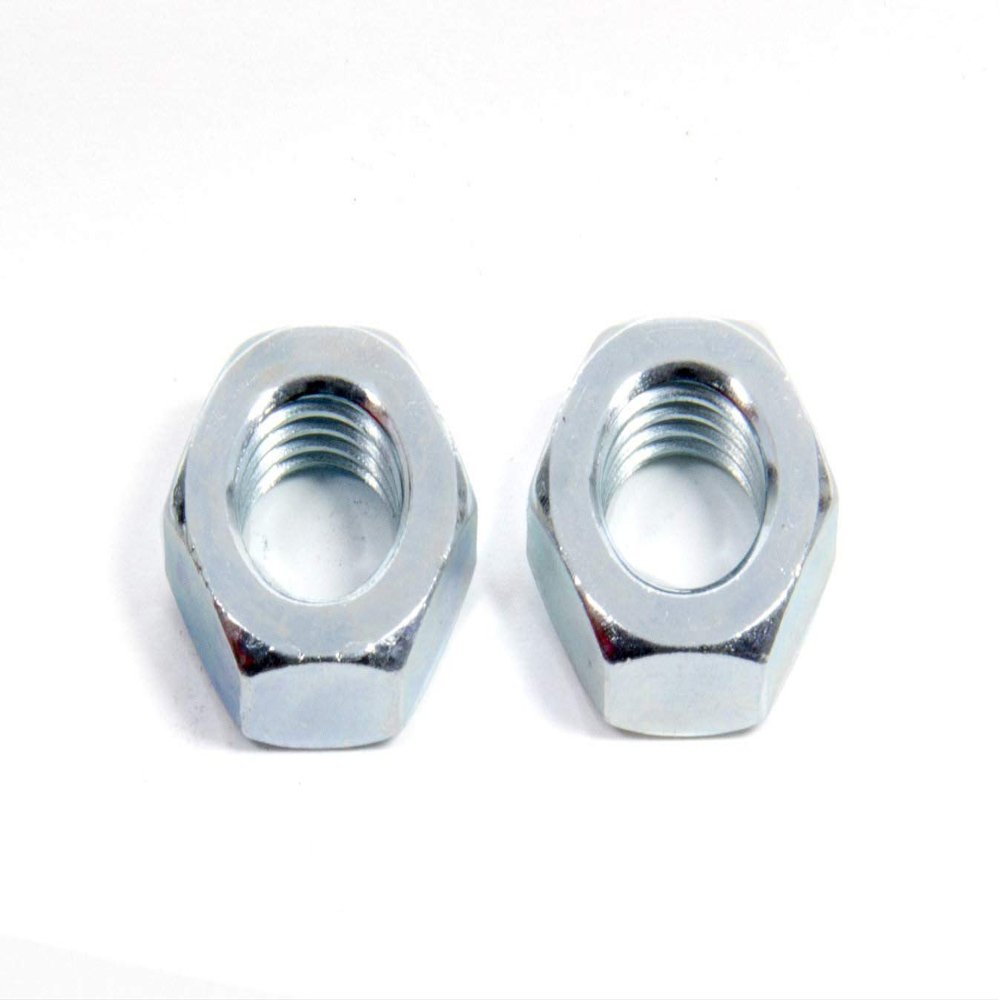 Aeroquip Bulkhead Fitting Nut, 4 an, Steel, Natural, Pair