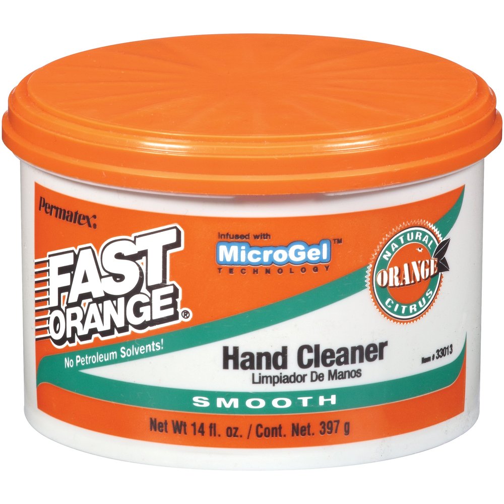 Permatex 33013 Fast Orange Smooth Cream Hand Cleaner, 14 oz., 14 Ounce