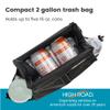 High Road Car Organizer with Car Trash Bag and Tissue Holder - Holds Full Size Tissue Box, Bottles and Wipe Containers - 2 Gal Leakproof Covered Car Trash Can with Push-Close Lid view 4