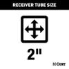 Curt Manufacturing 31313 Front Mount Receiver view 2