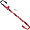 Winner International The Club CL303 Pedal to Steering Wheel Lock, Red, 5.25 Inch view 1