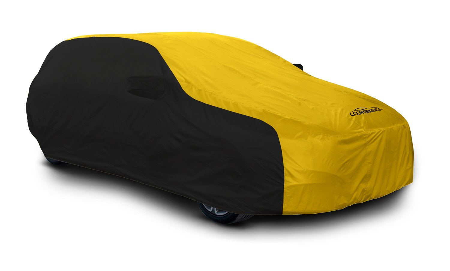 Coverking Custom Car Cover for Select Ford Econoline Full Size Van Models - Stormproof (2-Tone Yellow with Black sides)
