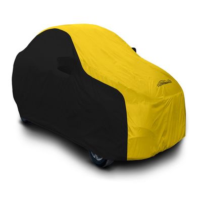 Coverking Custom Car Cover for Select Infiniti J30 Models - Stormproof (2-Tone Yellow with Black Sides)