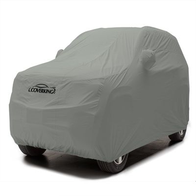 Coverking Custom Car Cover for Select Jeep Grand Wagoneer Models - Stormproof Solid (Gray)