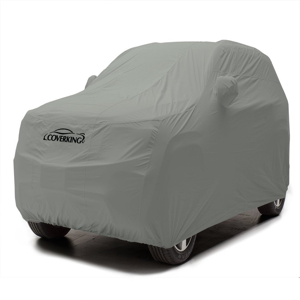 Coverking Custom Car Cover for Select Jeep Grand Wagoneer Models - Stormproof Solid (Gray)
