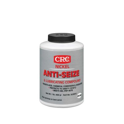 CRC Nickel Anti-Seize & Lubricating Compound SL35913 - 16 Wt. Oz., Anti-Seize Grease for Fittings, Bushings, Flanges, Headers