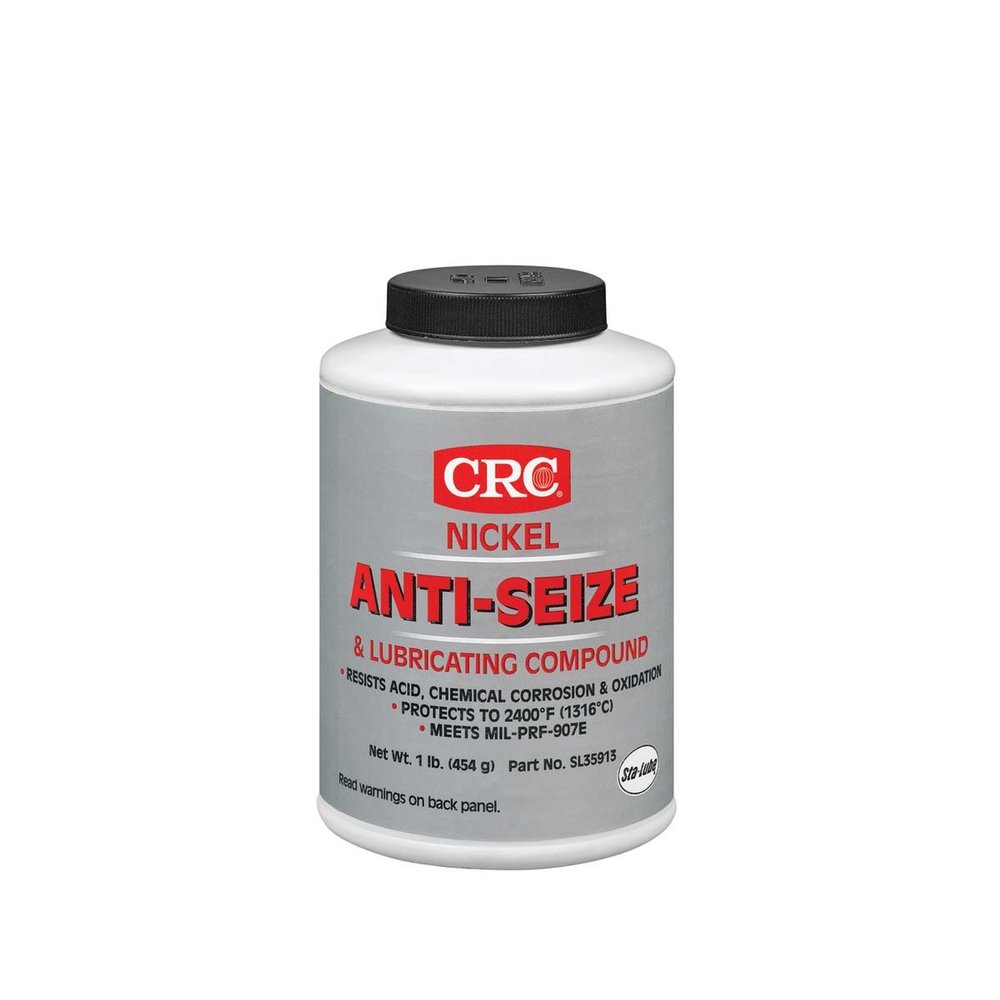 CRC Nickel Anti-Seize & Lubricating Compound SL35913 - 16 Wt. Oz., Anti-Seize Grease for Fittings, Bushings, Flanges, Headers