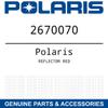 Polaris Ranger Reflector, Red, Genuine OEM Part 2670070, Qty 1 view 2