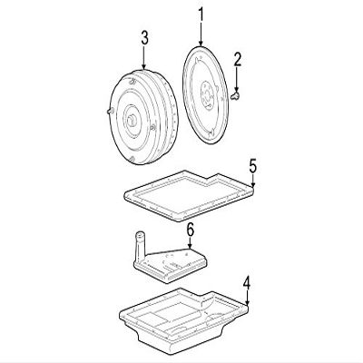 Ford 1C3Z-6375-BA, Auto Trans Flexplate