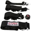 G-FORCE Racing Gear G-Force 7140BK Black 5-Point Pull Down U-Type Shoulder Harness Set view 1