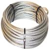 WARN 68851 Winch Accessory: Steel Cable Wire Rope with Loop End and Terminal, 7/32" Diameter x 55' Length view 1