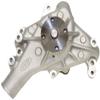 PRW 1435001 Performance Quotient 5/8" Pilot shaft As-Cast High Flow Long-Style Aluminum Water Pump for Chevy SB 1969-87 view 1