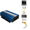 AIMS Power 1500 Watt Pure Sine Power Inverter 12 VDC to 120 VAC USB Port view 2