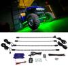 LEDGlow 4pc Standard Million Color LED Golf Cart Underglow Underbody Neon Lighting Kit Fits EZGO, Yamaha, Club Car, ICON, Evolution, Tomblerin, Star EV - Flexible Tubes - Previous Generation Model view 1