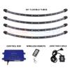 LEDGlow 4pc Standard Million Color LED Golf Cart Underglow Underbody Neon Lighting Kit Fits EZGO, Yamaha, Club Car, ICON, Evolution, Tomblerin, Star EV - Flexible Tubes - Previous Generation Model view 2