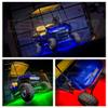 LEDGlow 4pc Standard Million Color LED Golf Cart Underglow Underbody Neon Lighting Kit Fits EZGO, Yamaha, Club Car, ICON, Evolution, Tomblerin, Star EV - Flexible Tubes - Previous Generation Model view 3