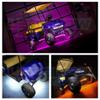 LEDGlow 4pc Standard Million Color LED Golf Cart Underglow Underbody Neon Lighting Kit Fits EZGO, Yamaha, Club Car, ICON, Evolution, Tomblerin, Star EV - Flexible Tubes - Previous Generation Model view 4