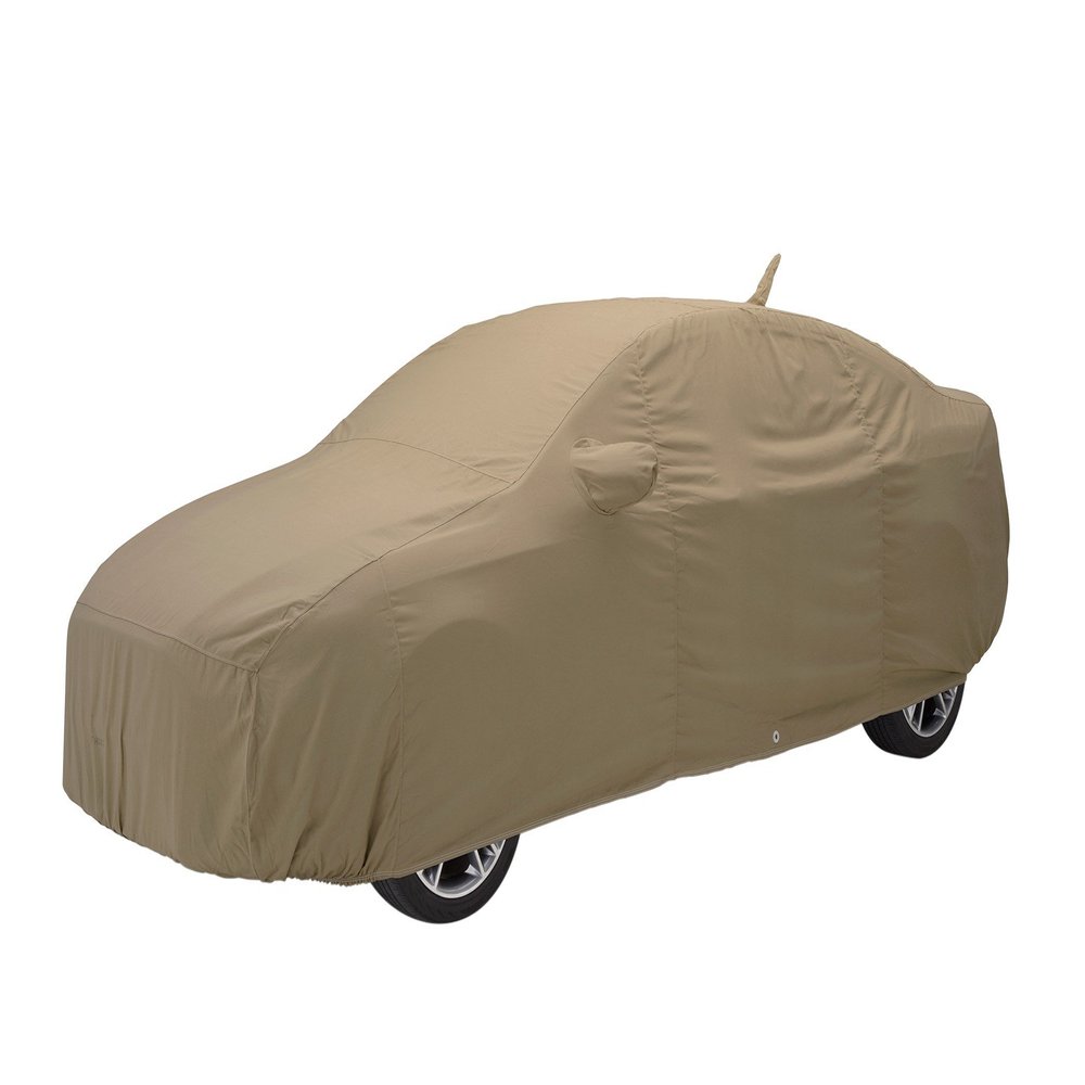 Covercraft Custom Fit Car Cover for Dodge Colt - Flannel Series Fabric, Tan