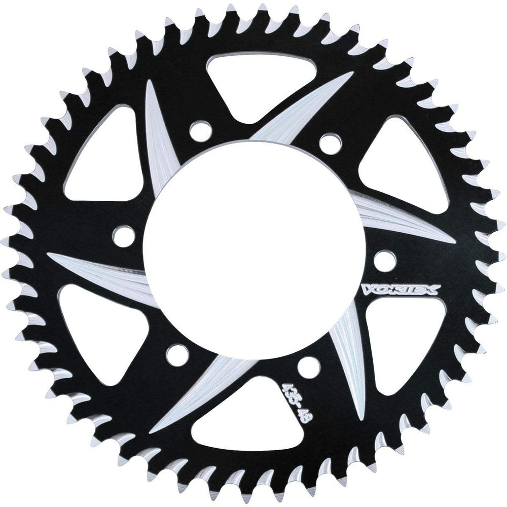 Vortex CAT5 Rear Sprocket (520 / 45T) (Black) Compatible With 13-18 HONDA CBR500R