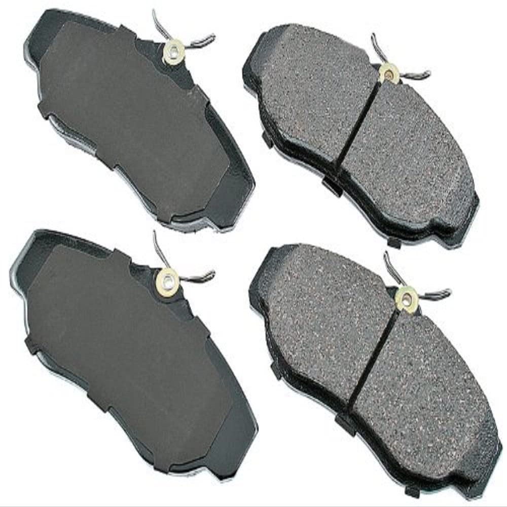 Akebono-EUR676 Ultra Premium Front Brake Pads, GREY